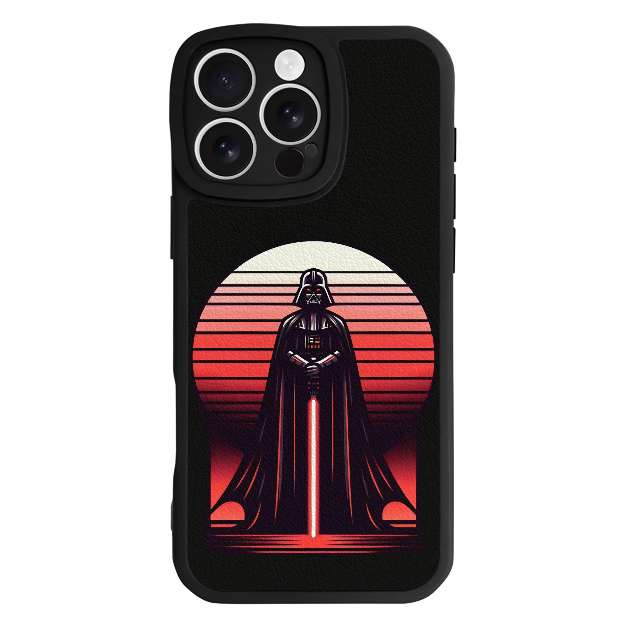 （画像用） スター・ウォーズ Star Wars 【iPhone 16シリーズ対応】シリコンスマホケース（レザー調） 材質：シリコン